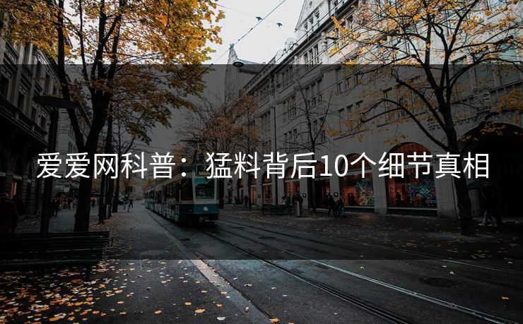 爱爱网科普:猛料背后10个细节真相 爱爱网科普:猛料背后10个细节真相