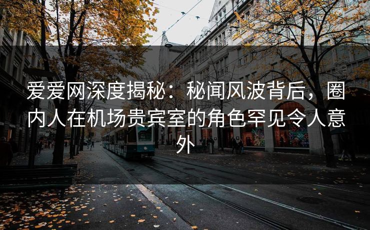 爱爱网深度揭秘：秘闻风波背后，圈内人在机场贵宾室的角色罕见令人意外